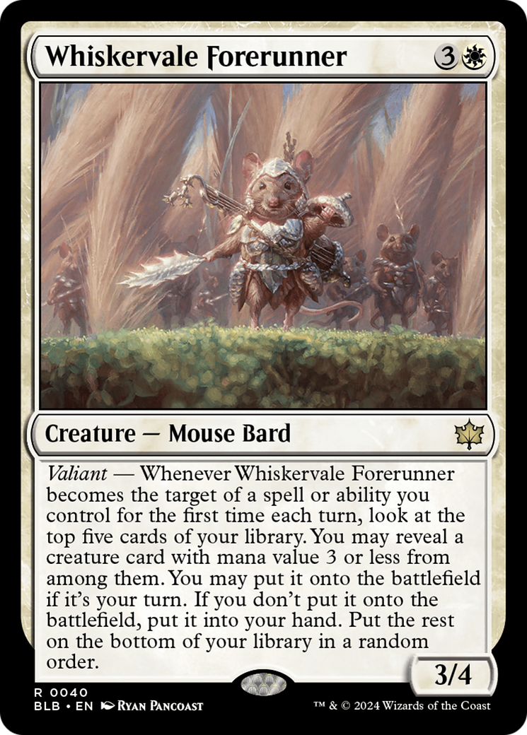 Whiskervale Forerunner (BLB-040) - rare - Foil