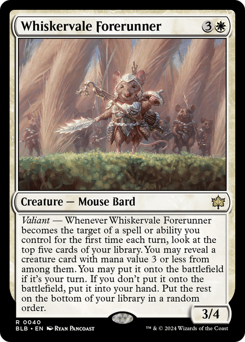 Whiskervale Forerunner (BLB-040) - rare