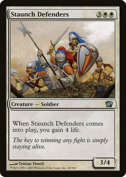 Staunch Defenders (8ED-49★) - uncommon - Foil
