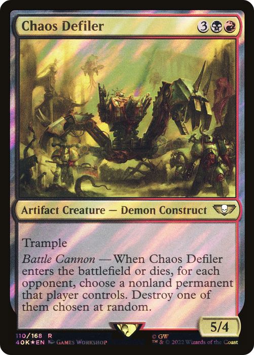 Chaos Defiler (40K-110★) - rare - Foil