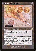 Sword of the Meek (BRR-122Z) - rare: (tombstone) - Foil