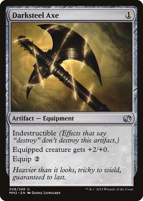 Darksteel Axe (MM2-208) - uncommon - Foil