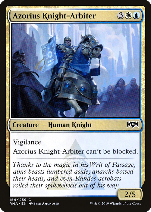 Azorius Knight-Arbiter (RNA-154) - common - Foil