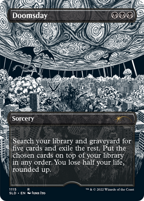 Doomsday (SLD-1115) - rare (Borderless) - Etched Foil