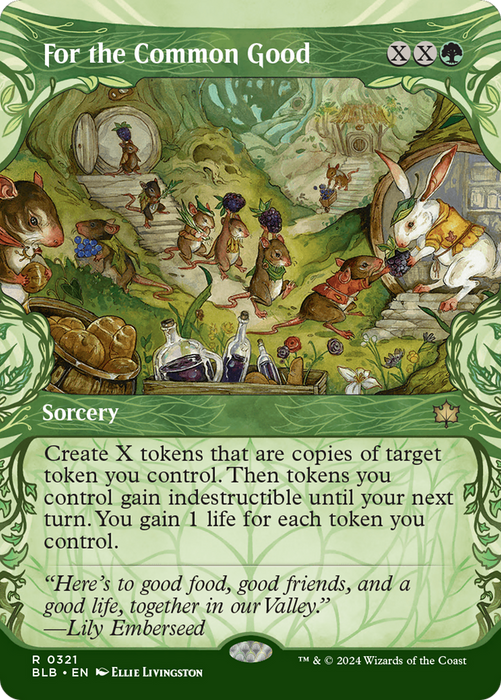 For the Common Good (BLB-321) - rare: (Showcase) (Borderless) - Foil