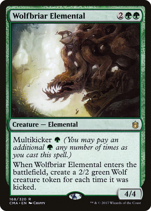 Wolfbriar Elemental (CMA-168) - rare
