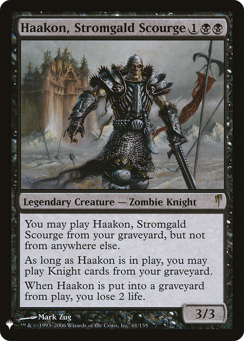 Haakon, Stromgald Scourge (LIST-CSP-61) - rare