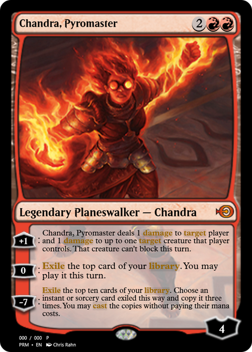 Chandra, Pyromaster (PRM-65007) - mythic - Foil