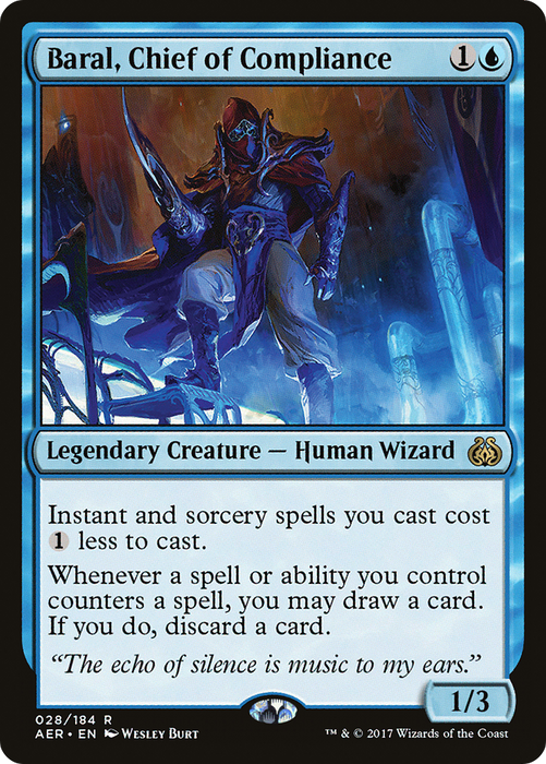 Baral, Chief of Compliance (AER-028) - rare - Foil