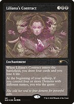 Liliana's Contract (SLD-161★) - rare - Etched Foil