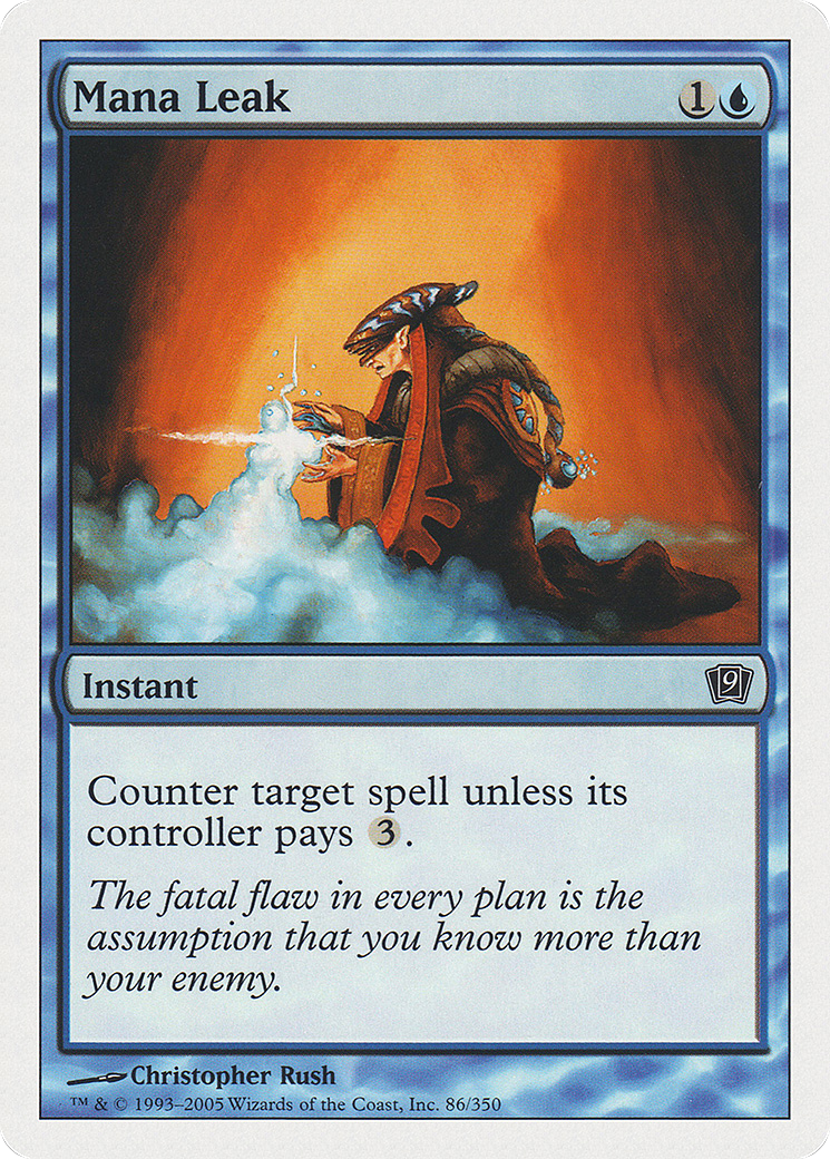 Mana Leak (9ED-086) - common