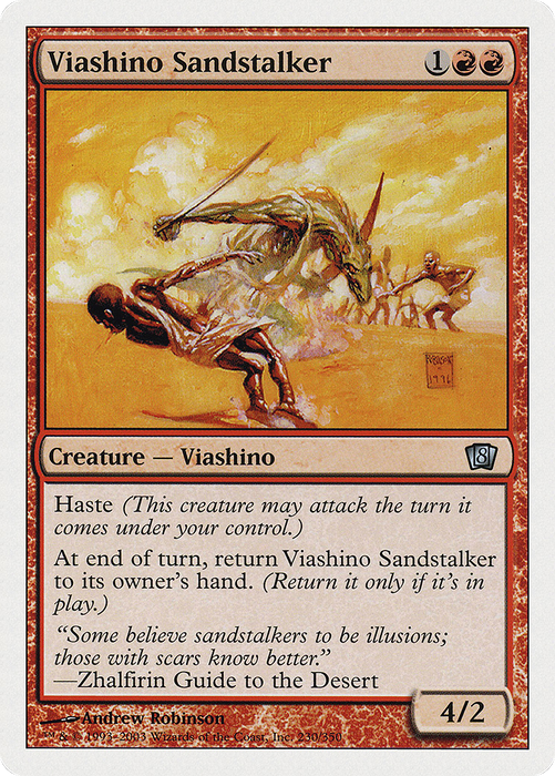 Viashino Sandstalker (8ED-230) - uncommon