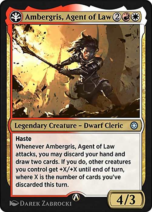 Ambergris, Agent of Law (HBG-12W) - uncommon