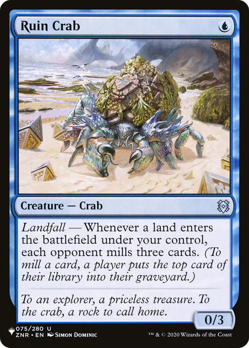 Ruin Crab (LIST-ZNR-75) - uncommon