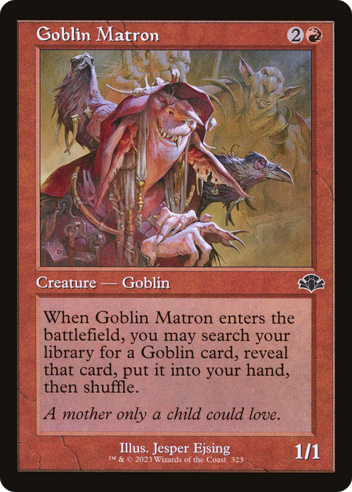 Goblin Matron (DMR-323) - common - Foil