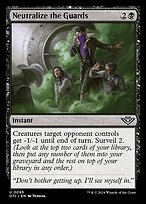 Neutralize the Guards (OTJ-095) - uncommon - Foil