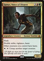 Samut, Voice of Dissent (AKH-205) - mythic