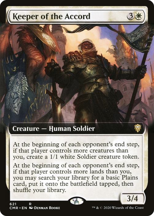 Keeper of the Accord (CMR-621) - rare: (Extended Art)
