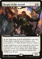 Keeper of the Accord (CMR-621) - rare: (Extended Art) - Foil