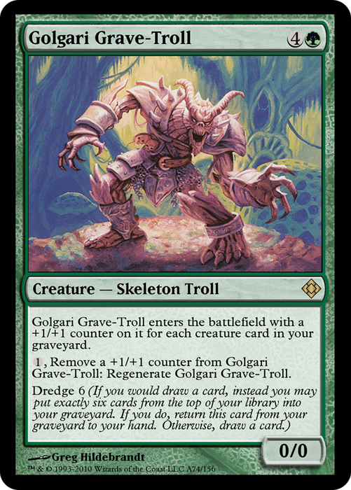 Golgari Grave-Troll (TD0-A74) - rare