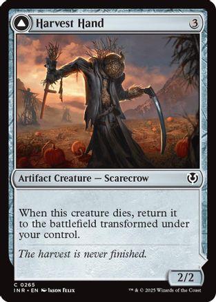 Harvest Hand // Scrounged Scythe (INR-265) - common