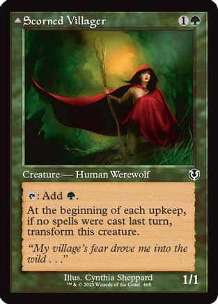 Scorned Villager // Moonscarred Werewolf (INR-468) - common