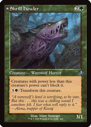 Shrill Howler // Howling Chorus (INR-469) - uncommon