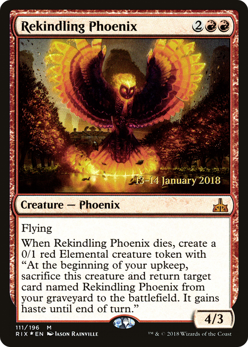 Rekindling Phoenix (PRE-111S) - mythic - Foil