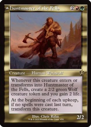 Huntmaster of the Fells // Ravager of the Fells (INR-470) - rare