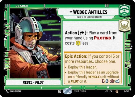 Wedge Antilles - Leader of Red Squadron (008/262) - JTL - Common