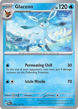 Glaceon (025/131) - SPE  - Rare - Holofoil