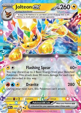 Jolteon ex (030/131) - SPE  - Double Rare - Holofoil