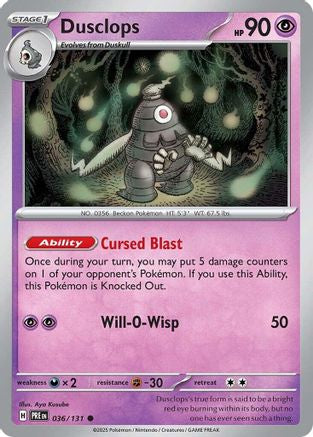 Dusclops (036/131) - SPE  - Common