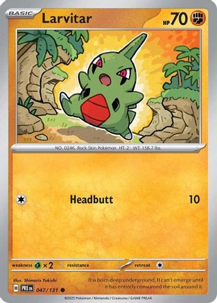 Larvitar (047/131) - SPE  - Common - Reverse Holofoil