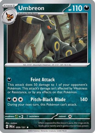 Umbreon (059/131) - SPE  - Rare - Reverse Holofoil