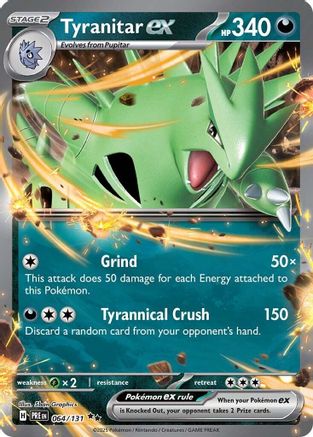 Tyranitar ex (064/131) - SPE  - Double Rare - Holofoil