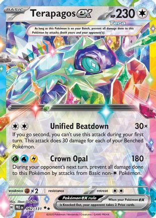 Terapagos ex (092/131) - SPE  - Double Rare - Holofoil