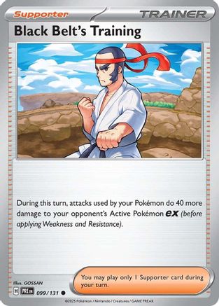 Black Belt's Training (099/131) - SPE  - Common - Reverse Holofoil