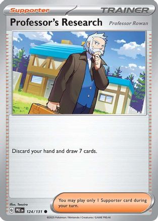 Professor's Research [Professor Rowan] (124/131) - SPE  - Common - Reverse Holofoil