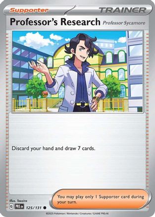 Professor's Research [Professor Sycamore] (125/131) - SPE  - Common - Reverse Holofoil