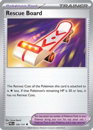 Rescue Board (126/131) - SPE  - Uncommon - Reverse Holofoil