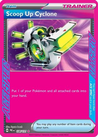 Scoop Up Cyclone (128/131) - SPE  - ACE SPEC Rare - Holofoil