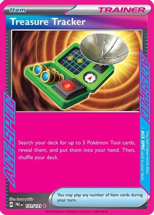 Treasure Tracker (131/131) - SPE  - ACE SPEC Rare - Holofoil