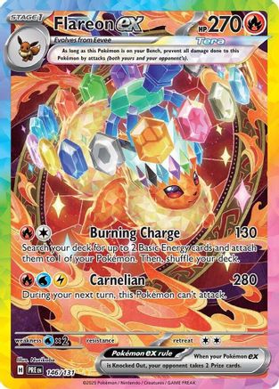 Flareon ex (146/131) - SPE  - Special Illustration Rare - Holofoil