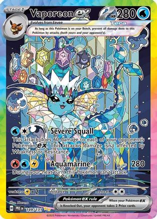 Vaporeon ex (149/131) - SPE  - Special Illustration Rare - Holofoil