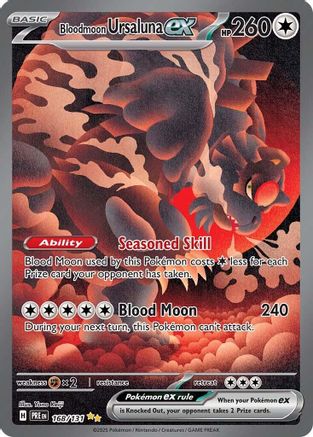 Bloodmoon Ursaluna ex (168/131) - SPE  - Special Illustration Rare - Holofoil