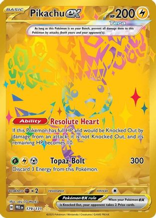 Pikachu ex (179/131) - SPE  - Hyper Rare - Holofoil