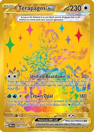 Terapagos ex (180/131) - SPE  - Hyper Rare - Holofoil