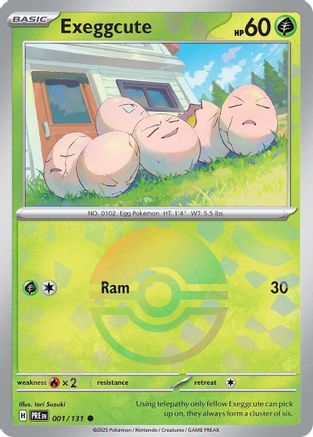 Exeggcute (Poke Ball Pattern) (001/131) - SPE  - Common - Holofoil