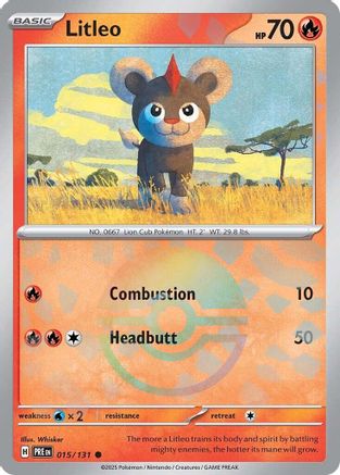 Litleo (Poke Ball Pattern) (015/131) - SPE  - Common - Holofoil